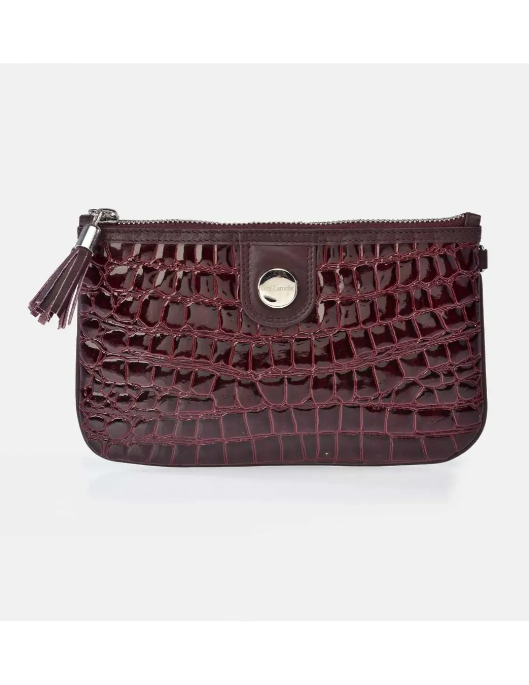GUY LAROCHE Monedero billetero grande + Bolso de mano con bandolera en símil piel con estuche