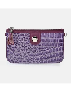 GUY LAROCHE Monedero billetero grande + Bolso de mano con bandolera en símil piel con estuche