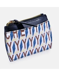 GUY LAROCHE monedero con tarjetero para mujer en lona print logo