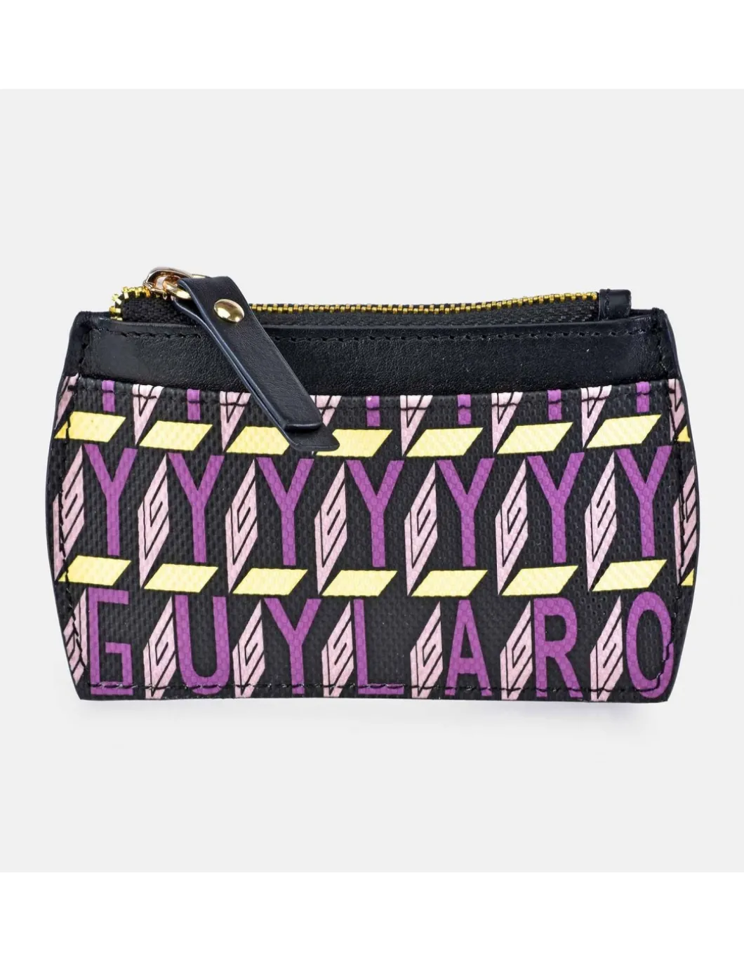 GUY LAROCHE monedero con tarjetero para mujer en lona print logo