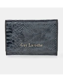 GUY LAROCHE monedero para mujer plano sintético y piel