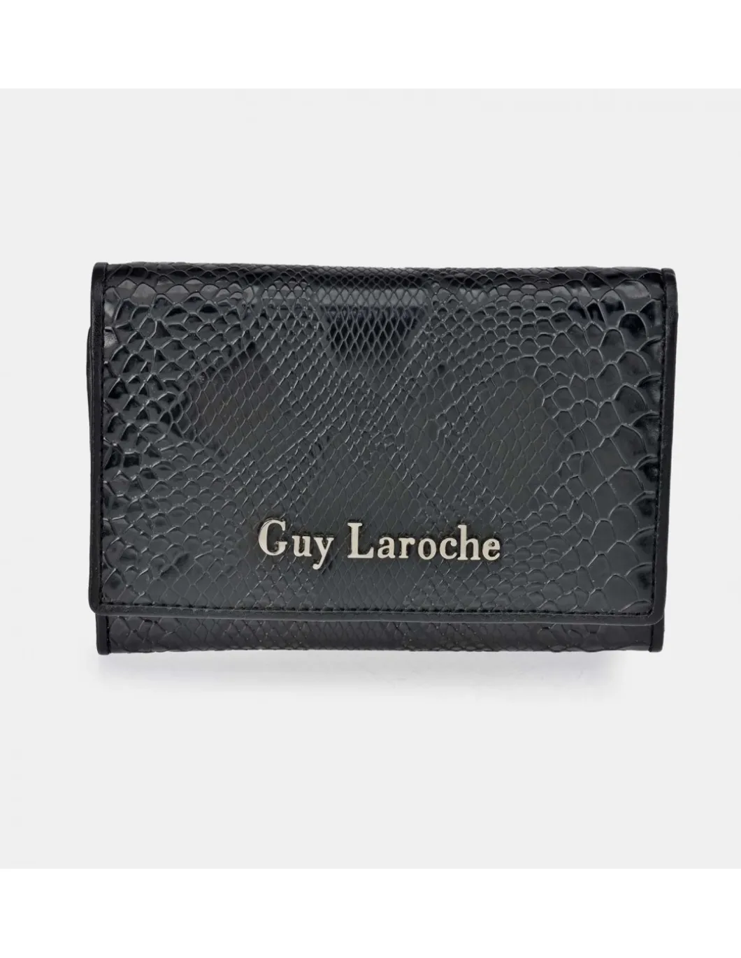 GUY LAROCHE monedero para mujer plano sintético y piel