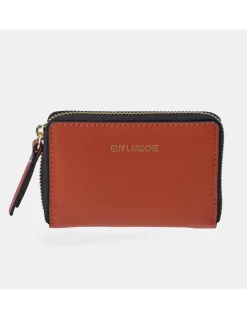 GUY LAROCHE Monedero pequeño con cremallera para mujer