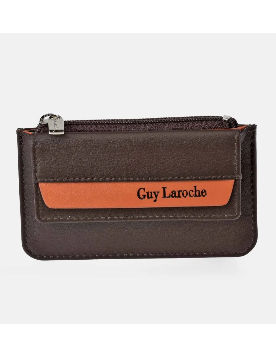 GUY LAROCHE Monedero plano para hombre en piel colores