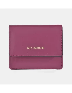 GUY LAROCHE Monedero Tarjetero de piel para mujer