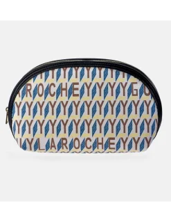 GUY LAROCHE neceser cremallera para mujer en lona print logo