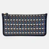 GUY LAROCHE pouch cremallera para mujer en lona print logo