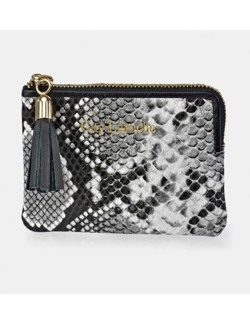 GUY LAROCHE tarjetero cremallera pequeño mujer sintético Serpiente