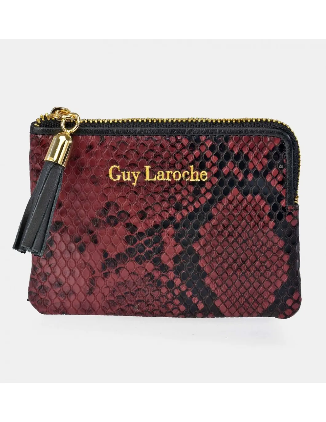 GUY LAROCHE tarjetero cremallera pequeño mujer sintético Serpiente