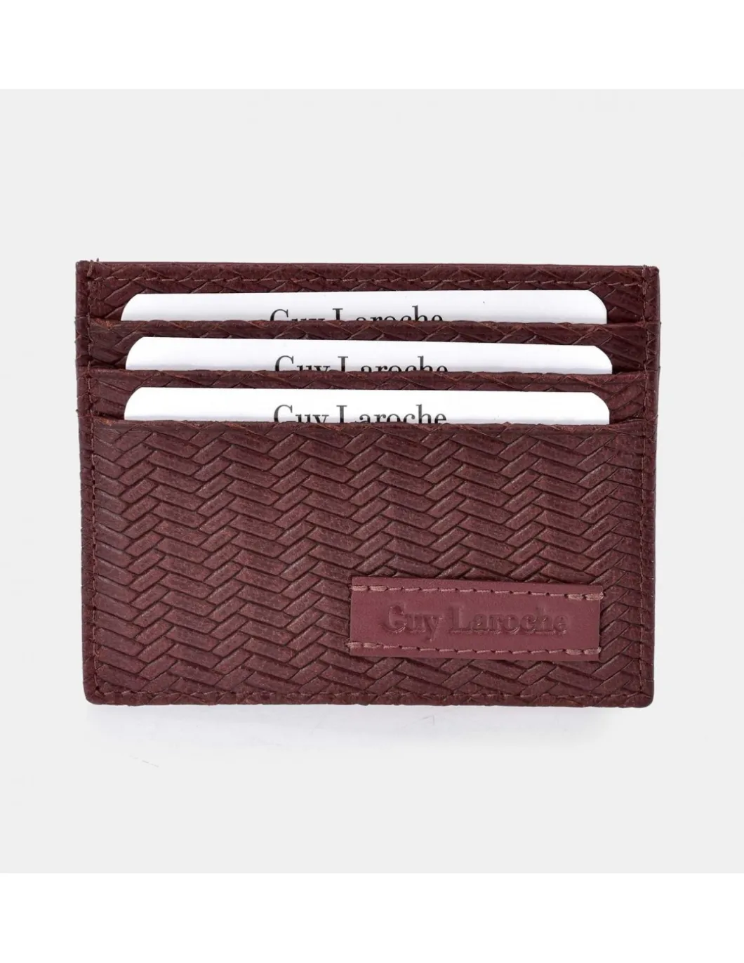 GUY LAROCHE Tarjetero de Hombre Piel Colección Espiga