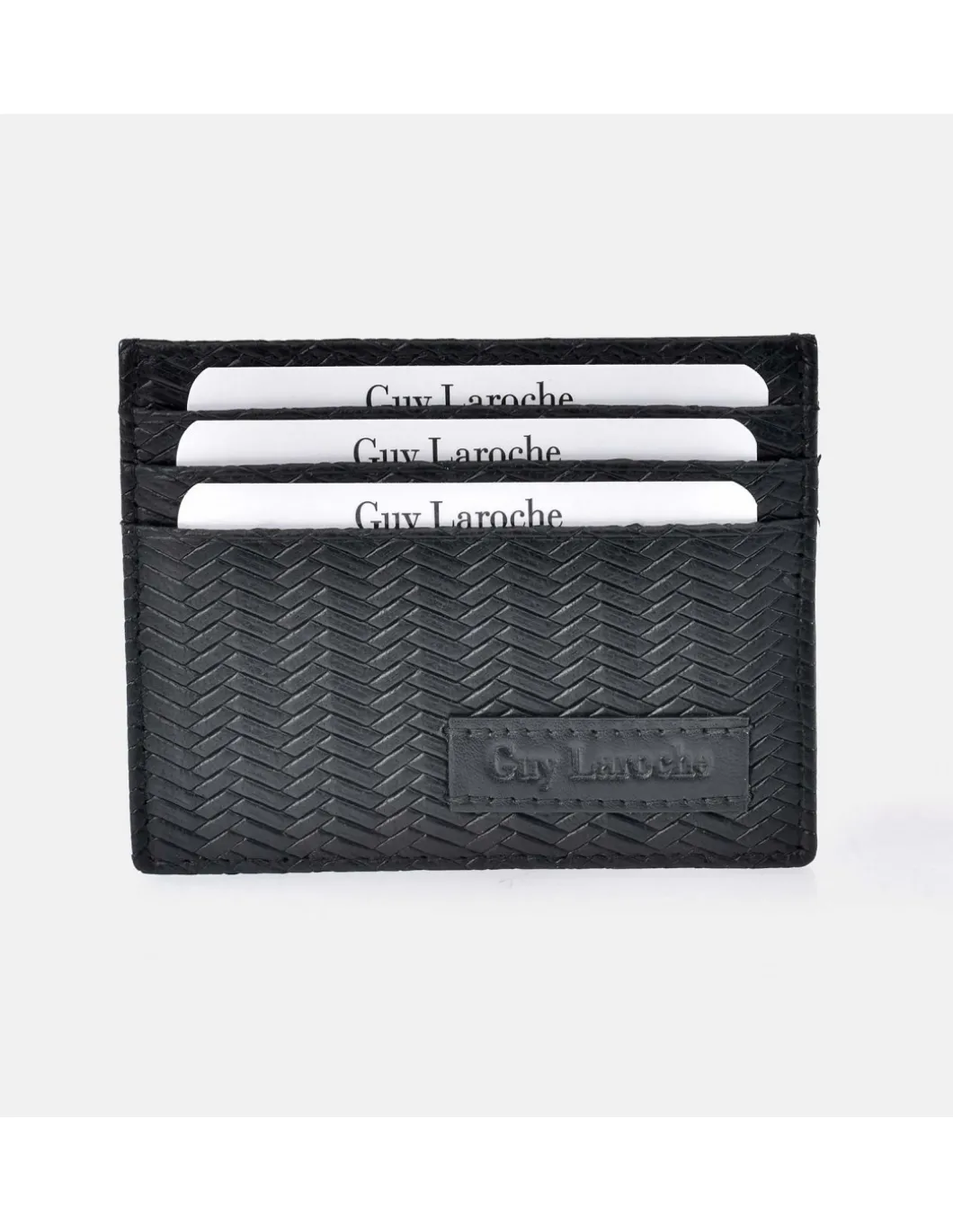GUY LAROCHE Tarjetero de Hombre Piel Colección Espiga
