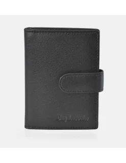 GUY LAROCHE Tarjetero en piel suave para hombre gran capacidad