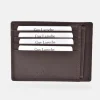 GUY LAROCHE Tarjetero plano grande en piel suave para hombre