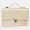 PIERRE CARDIN Bolso de mano con bandolera mujer Piel Coco