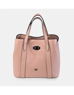 PIERRE CARDIN Bolso de mano con bandolera y doble asa para mujer en Piel