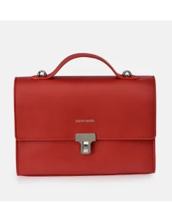 PIERRE CARDIN Bolso de mano con bandolera mujer Piel Napa