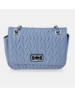 PIERRE CARDIN bolso bandolera con solapa para mujer en símil piel acolchado