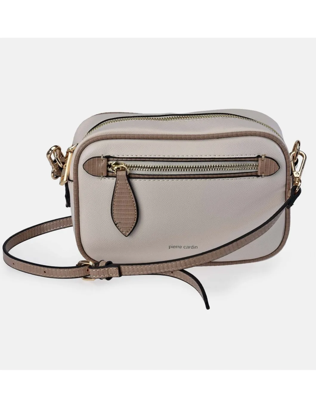 PIERRE CARDIN Bolso bandolera y cremallera de mujer en símil piel