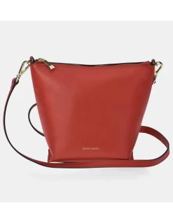 PIERRE CARDIN bolso bandolera de mujer en piel Napa con cremallera