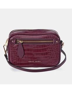 PIERRE CARDIN Bolso bandolera grabado para mujer con cremallera