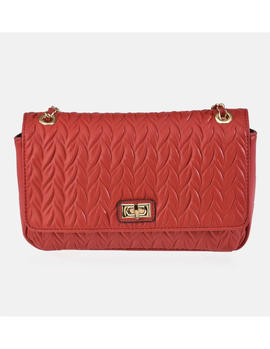 PIERRE CARDIN Bolso Bandolera Cadena Mujer con Solapa símil piel acolchado
