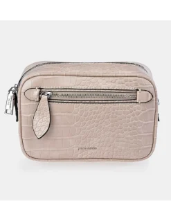 PIERRE CARDIN Bolso Bandolera con cremallera de mujer en símil piel grabado