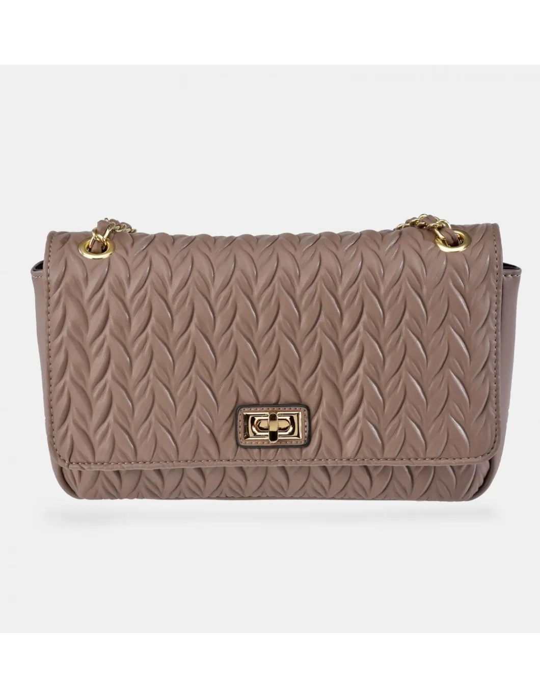PIERRE CARDIN Bolso Bandolera Cadena Mujer con Solapa símil piel acolchado