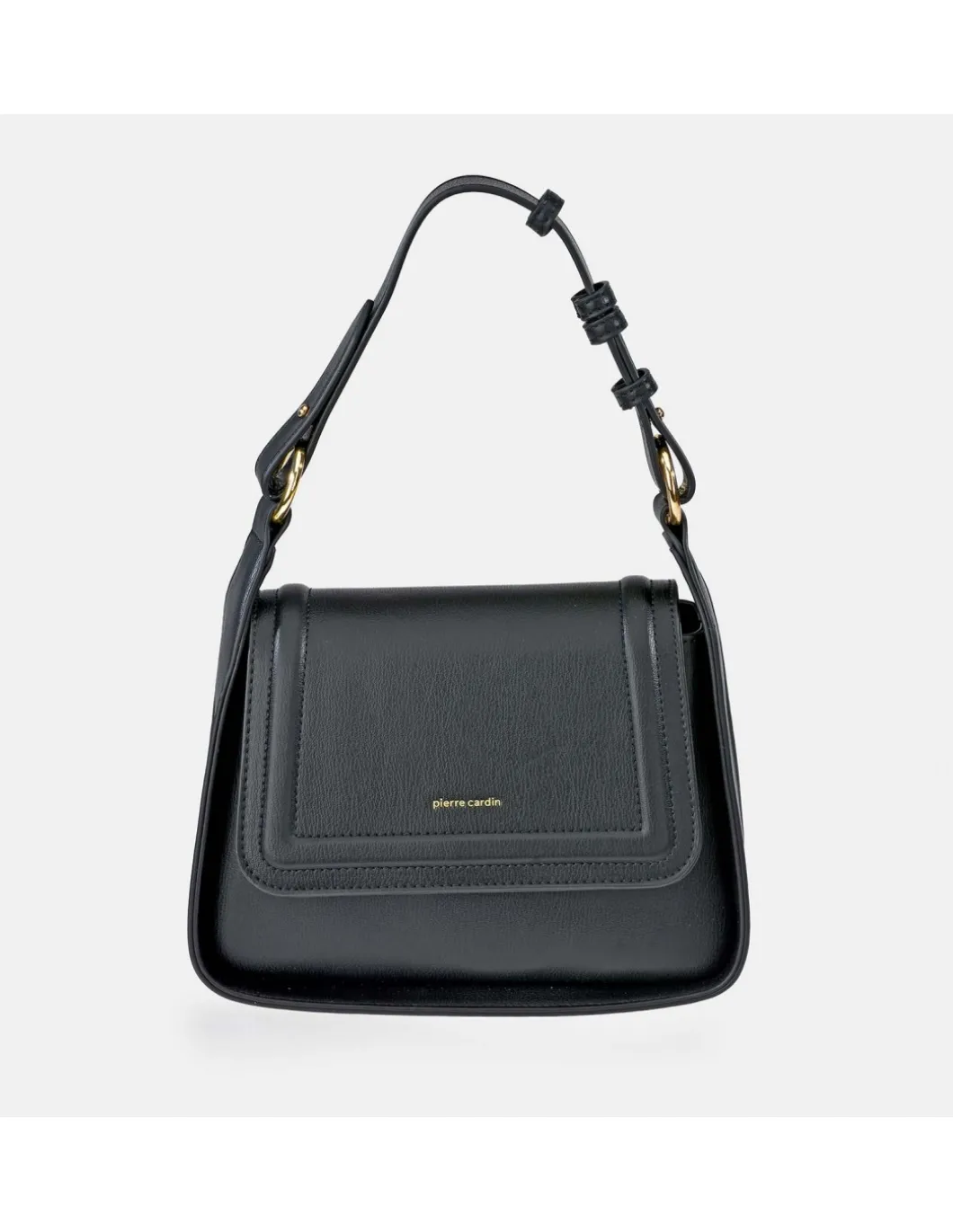 PIERRE CARDIN bolso bandolera con asa de mano y solapa sintético