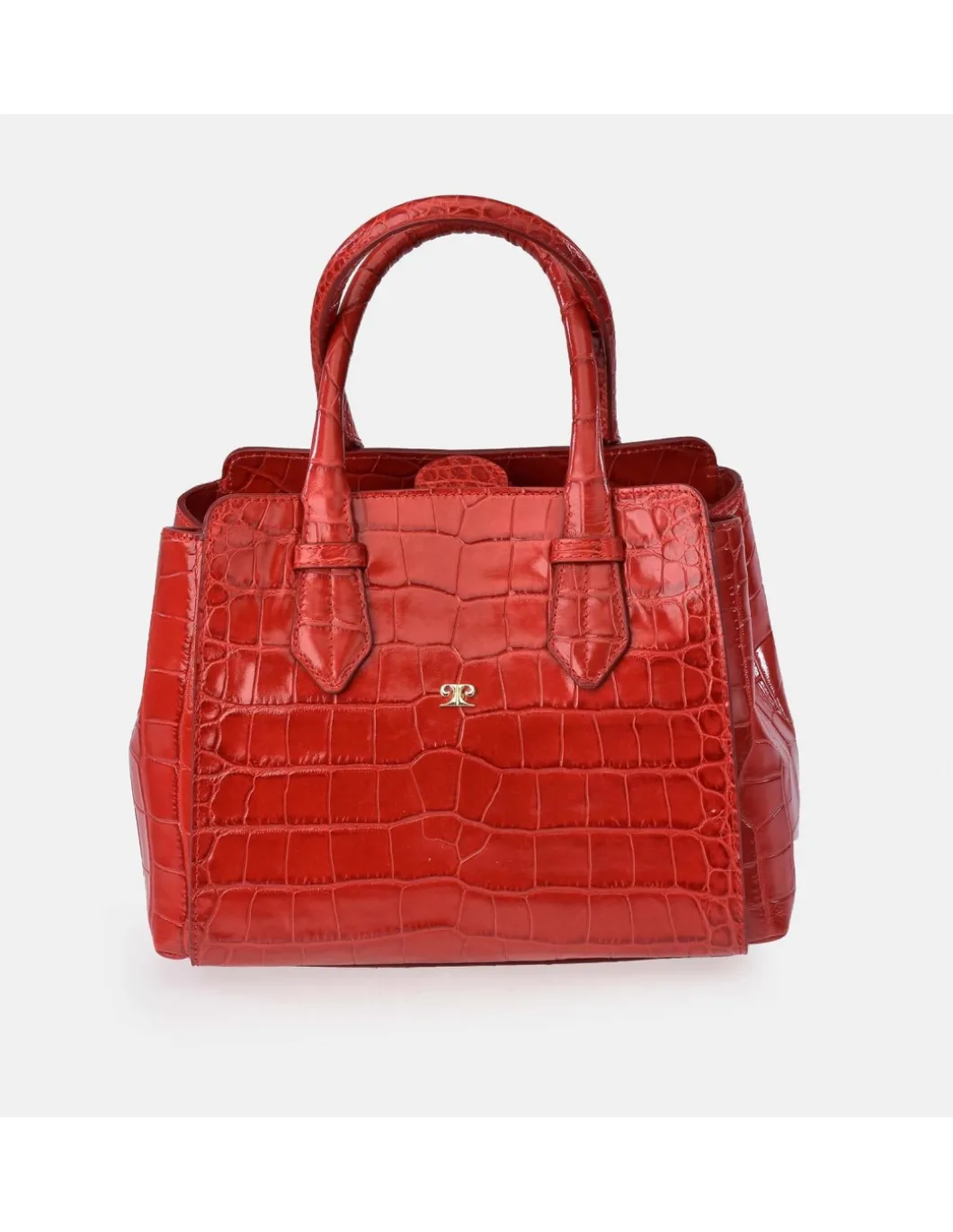 PIERRE CARDIN bolso Carryall de mano para mujer en piel grabado