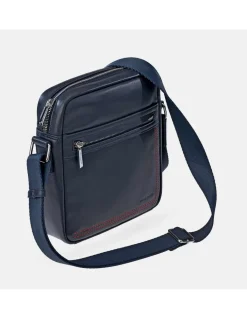 PIERRE CARDIN bolso combinado bandolera con costura para caballero