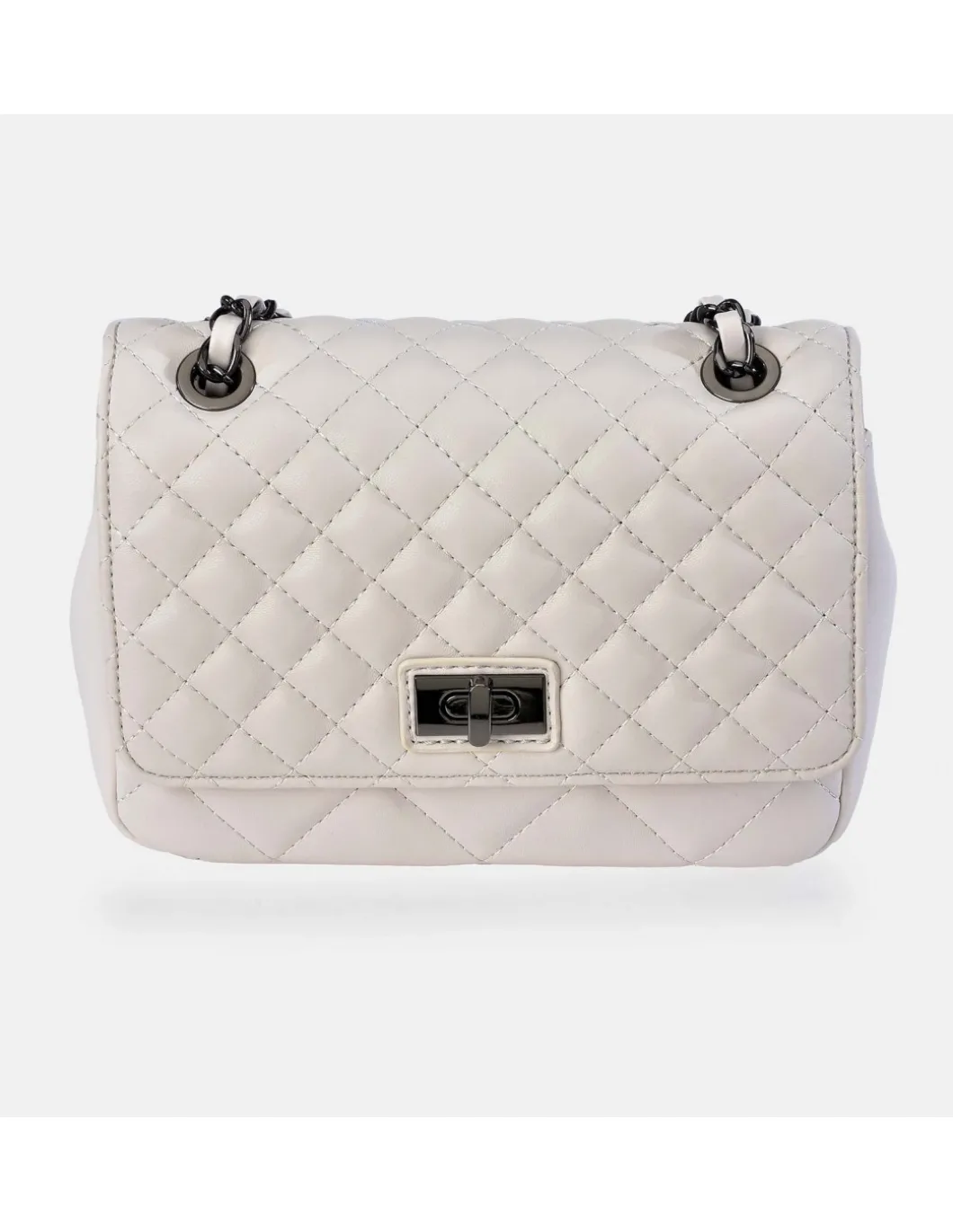 PIERRE CARDIN Bolso de bandolera en piel sintética acolchado con solapa