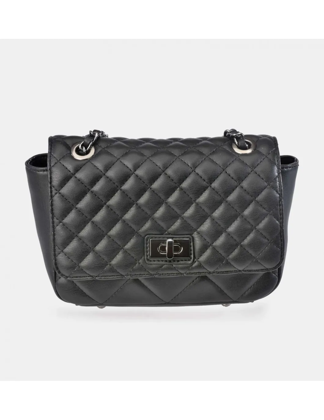 PIERRE CARDIN Bolso de bandolera en piel sintética acolchado con solapa