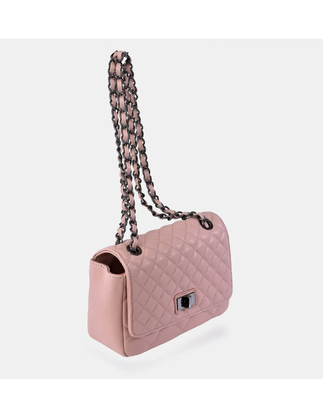 PIERRE CARDIN Bolso de bandolera en piel sintética acolchado con solapa