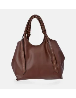 PIERRE CARDIN Bolso de hombro con asas largas para mujer en piel sintética