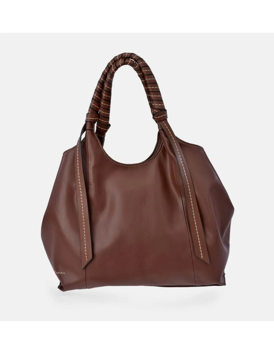 PIERRE CARDIN Bolso de hombro con asas largas para mujer en piel sintética