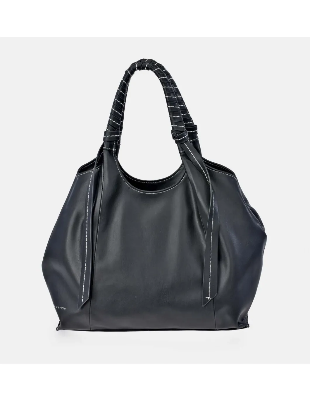PIERRE CARDIN Bolso de hombro con asas largas para mujer en piel sintética