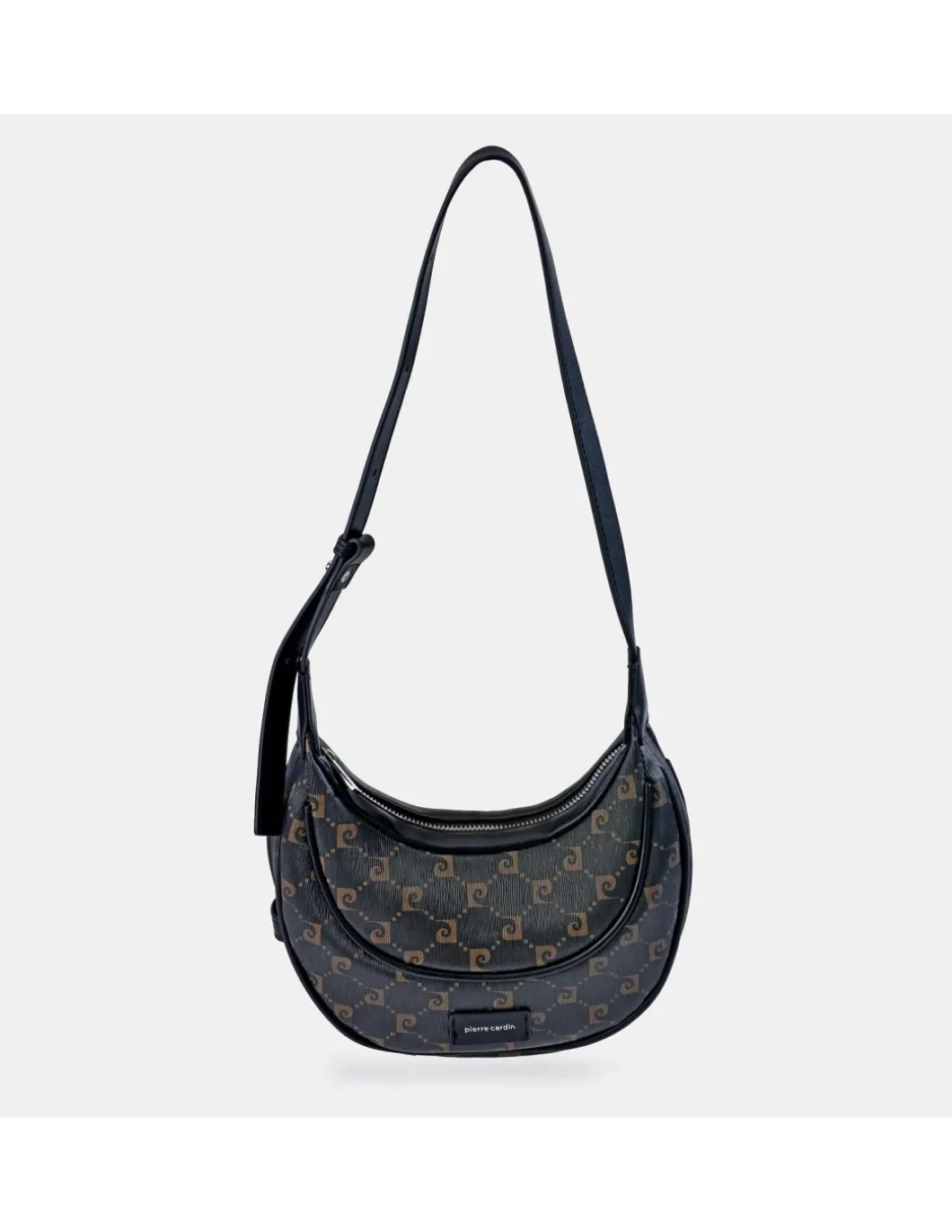 PIERRE CARDIN bolso de hombro mini en lona estampada