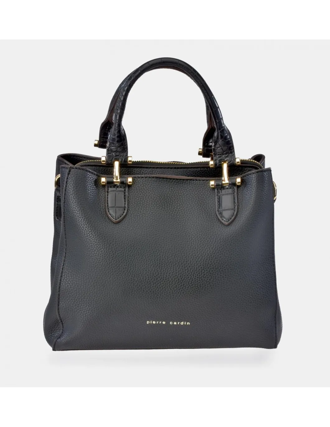 PIERRE CARDIN Bolso de mano para mujer con bandolera y doble asa