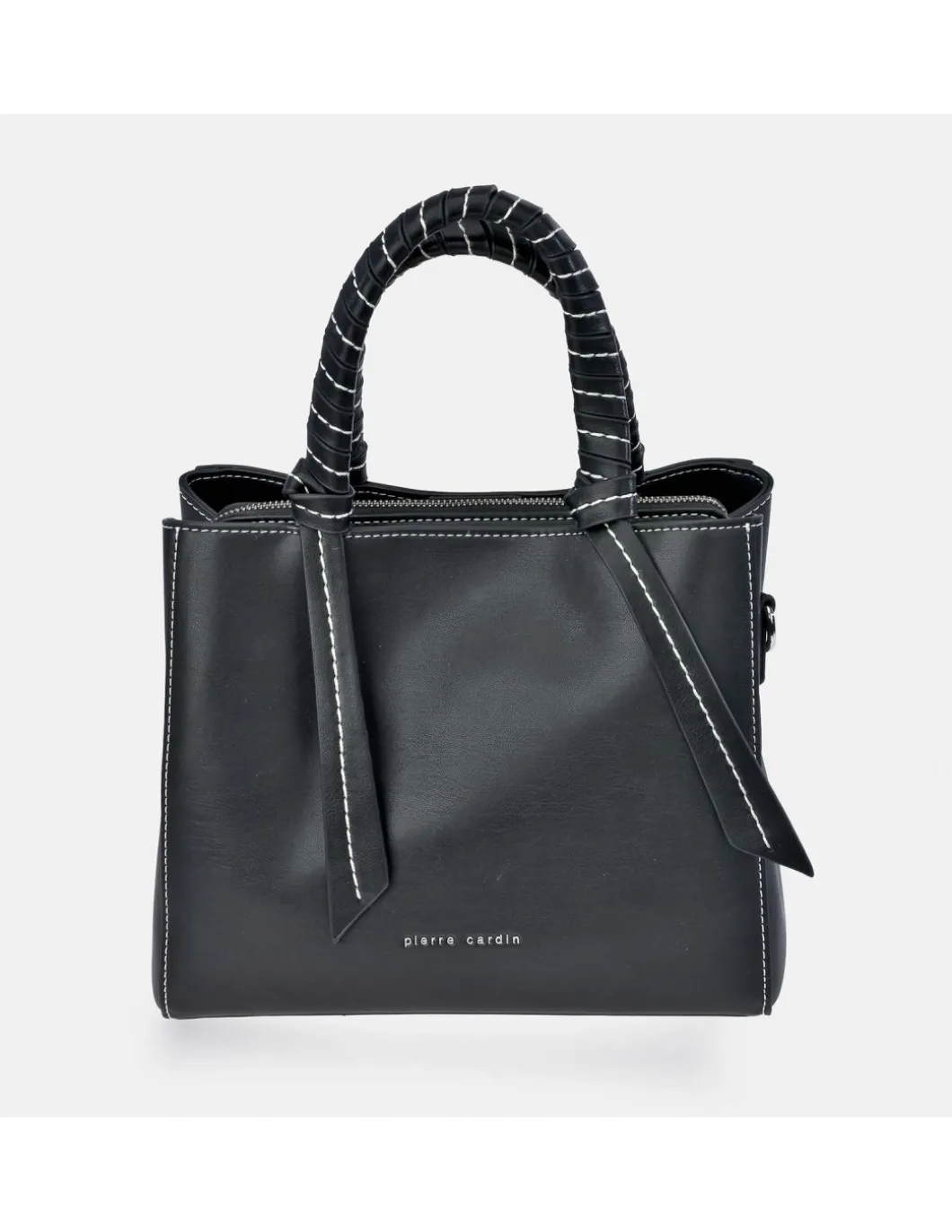 PIERRE CARDIN Bolso mini tote con bandolera para mujer en piel sintética
