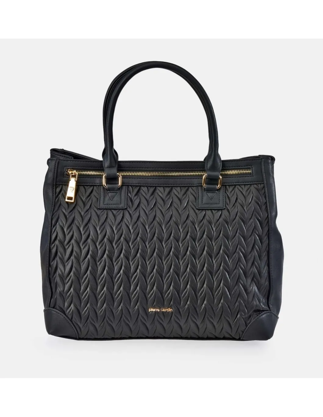 PIERRE CARDIN Bolso shopping grande mujer símil piel acolchado