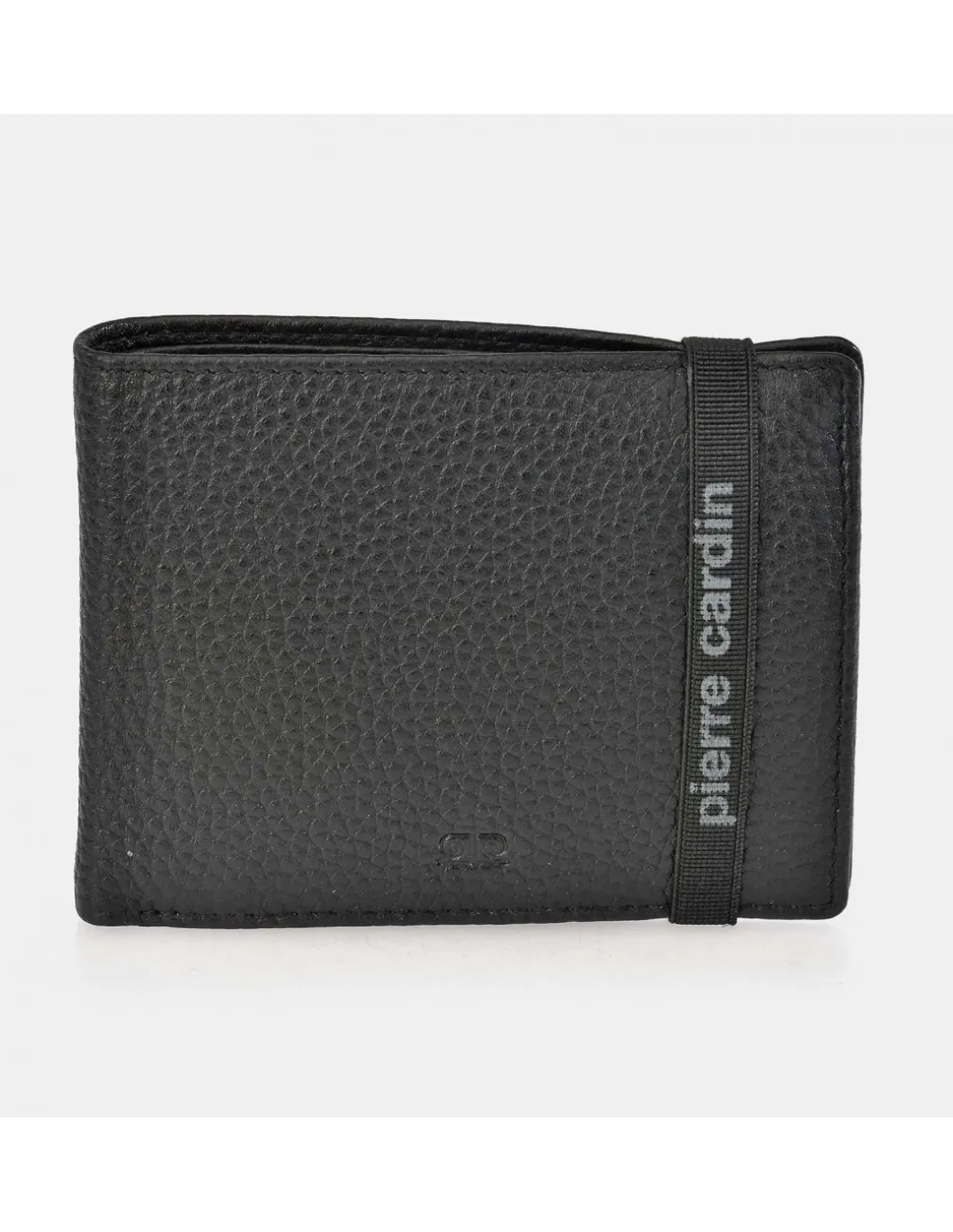 PIERRE CARDIN Cartera Americano monedero hombre piel con elastico