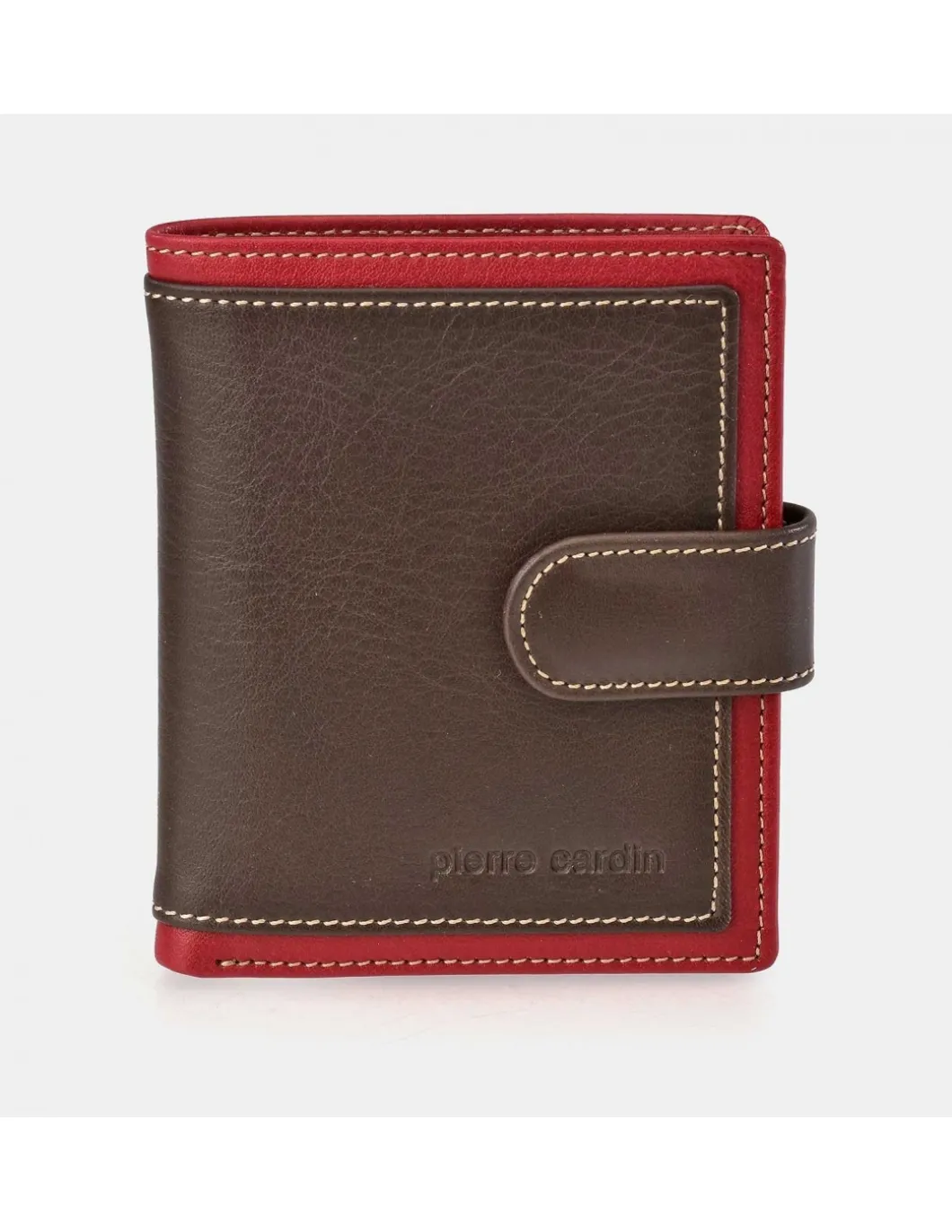 PIERRE CARDIN Cartera con cierre y monedero piel hombre Coleccion Sedated