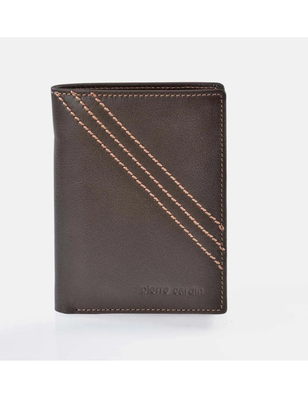 PIERRE CARDIN Cartera de piel para hombre con tarjetero Calidad Gacela