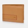 PIERRE CARDIN Cartera de hombre piel tipo americano con monedero interior Colección Sedated
