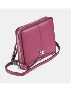 PIERRE CARDIN monedero billetero mini en piel símil para señora con asa bandolera