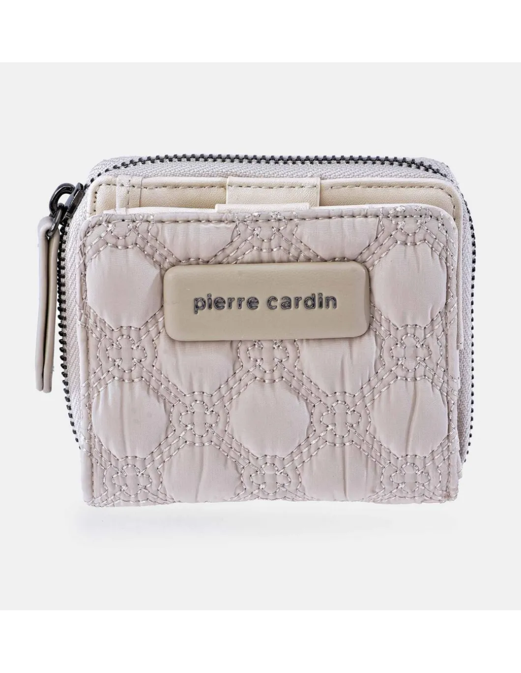 PIERRE CARDIN monedero billetero pequeño para mujer acolchado