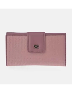 PIERRE CARDIN Monedero billetero Grande para mujer en piel espigas