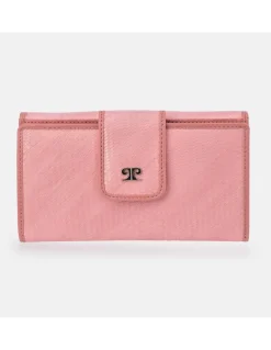 PIERRE CARDIN Monedero Billetero doble Solapa para Mujer Rafia