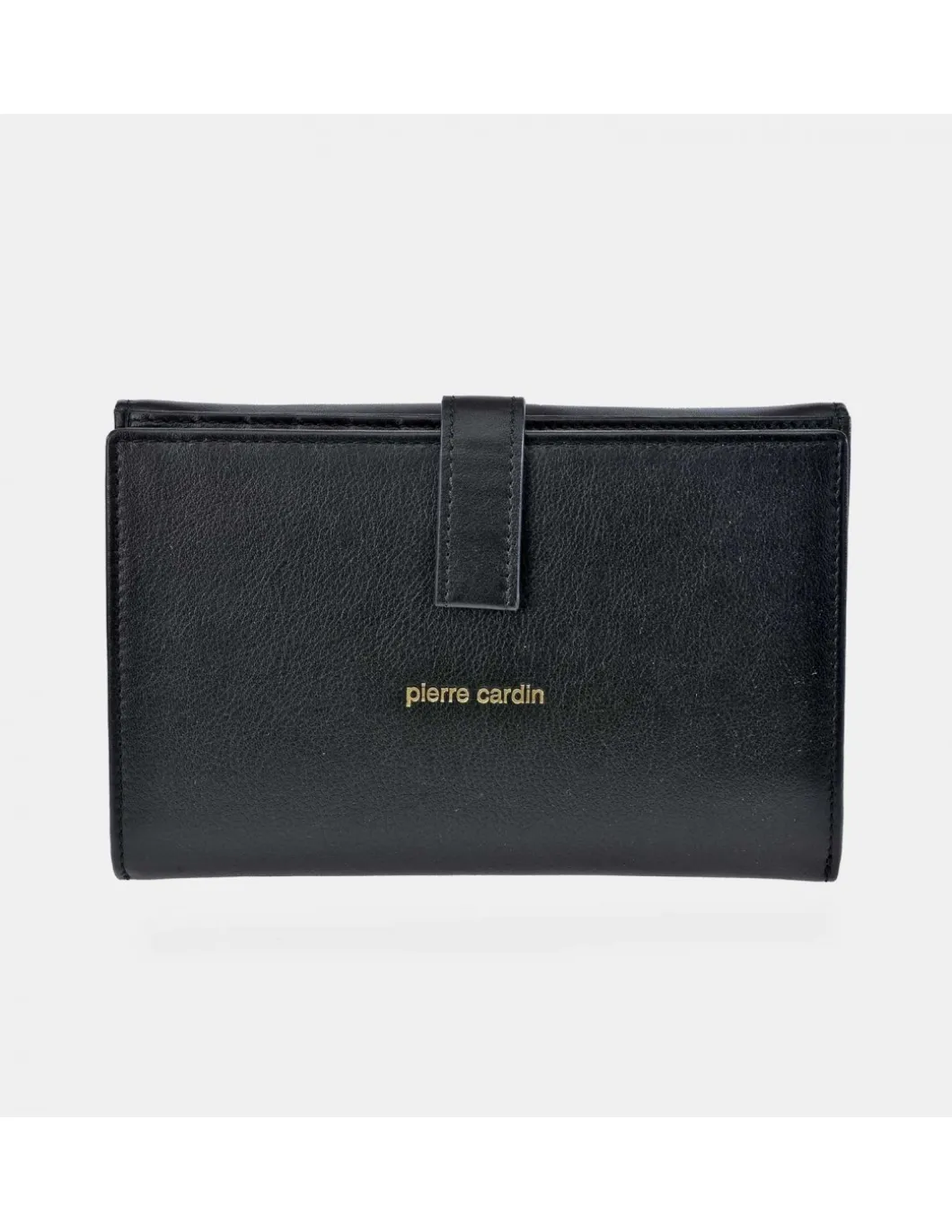 PIERRE CARDIN Monedero billetero grande para mujer piel Napa suave