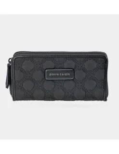PIERRE CARDIN monedero billetero grande para mujer acolchado